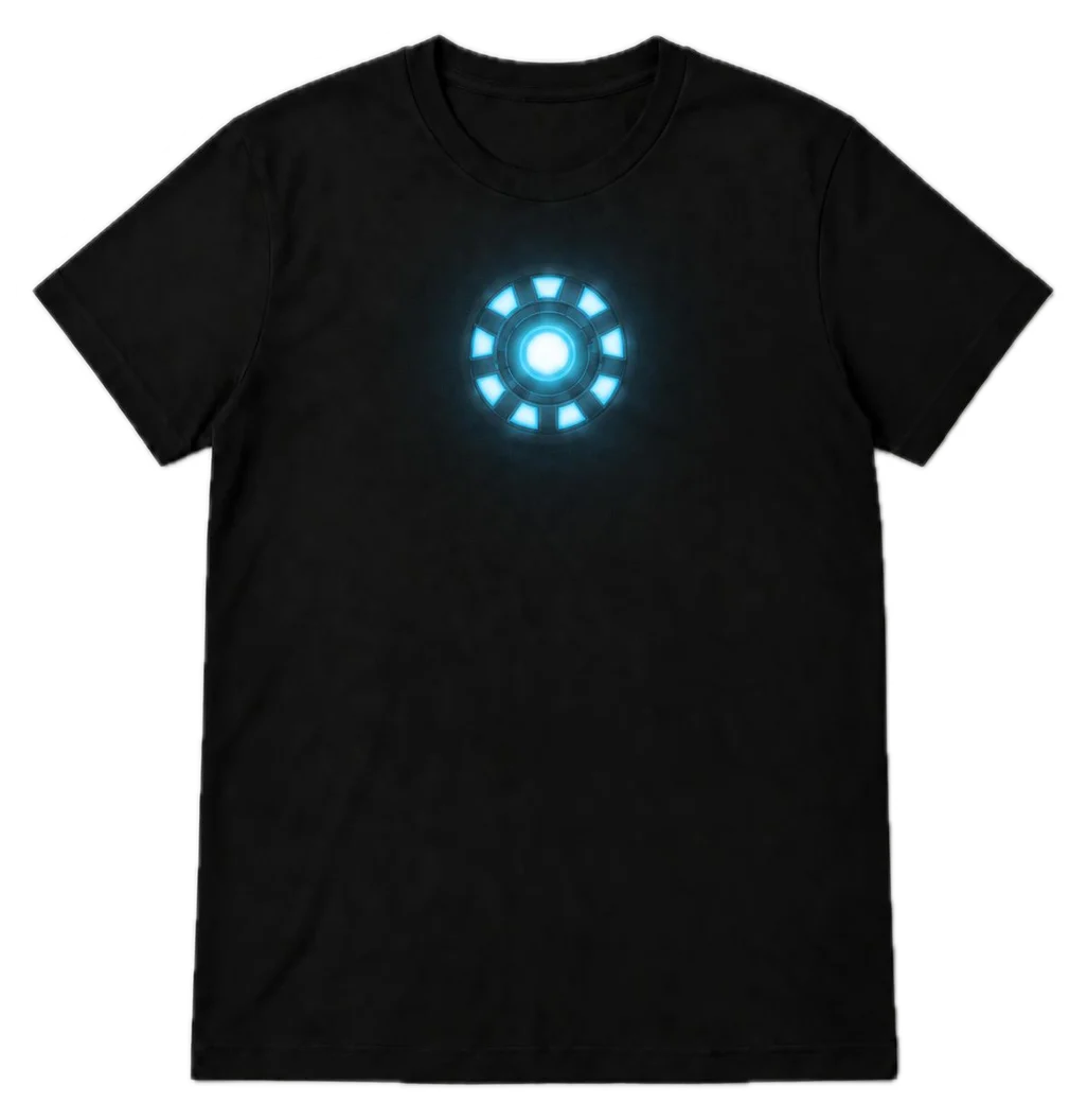 Fully Charged Regular tee in Black, front