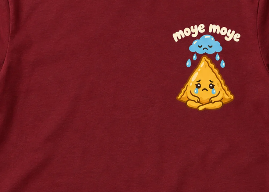 Close-up of the Moye Moye print