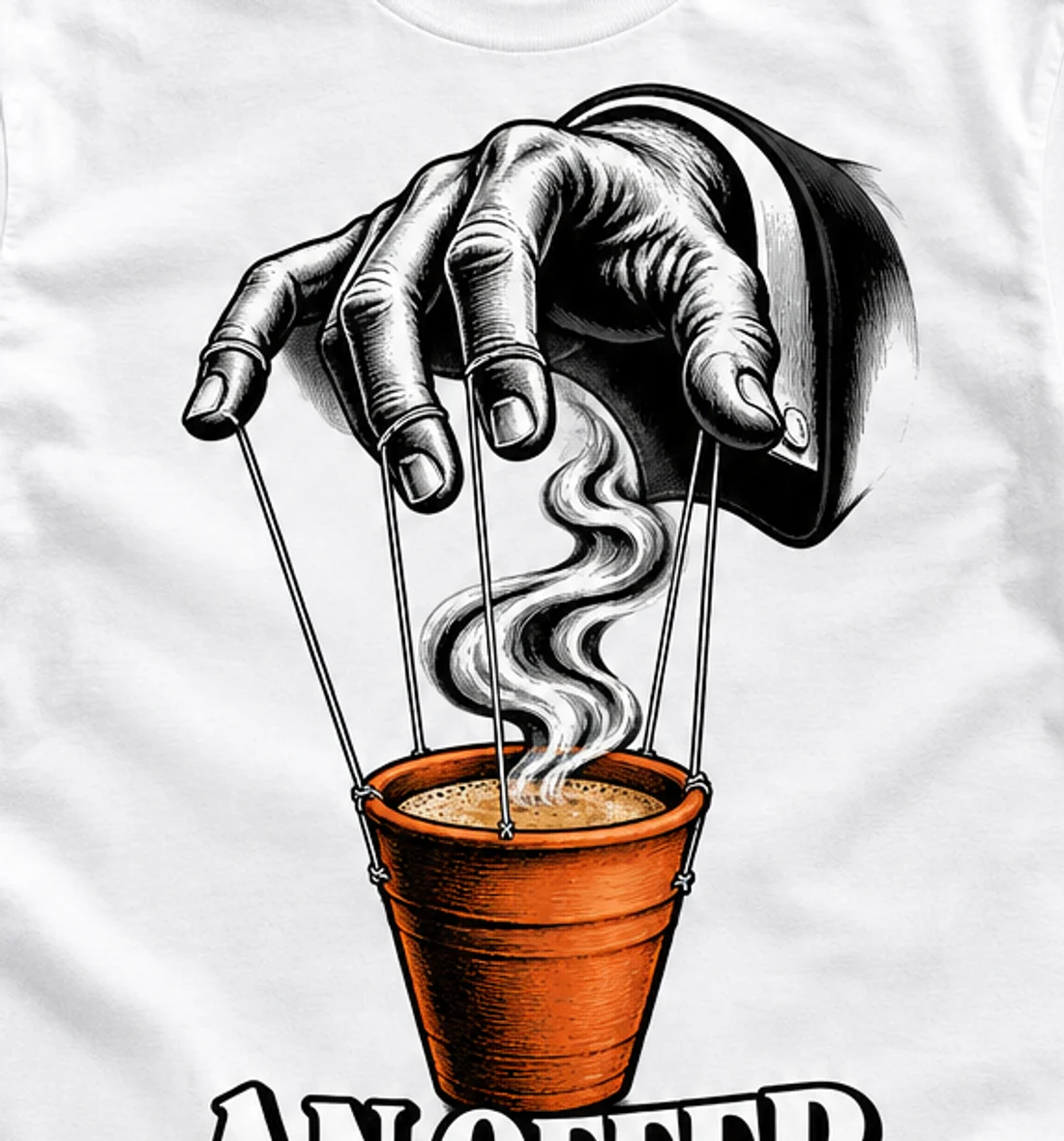 Close-up of the An Offer You Can't Refuse print